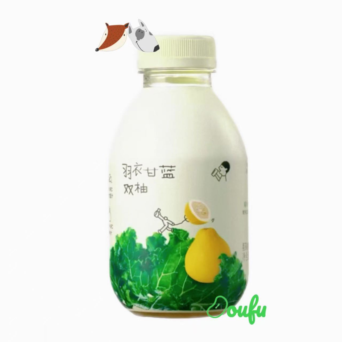 Heytea Kale&Double Pomelo Juice Drink 330ml 喜茶 羽衣甘蓝双柚汁 350ml
