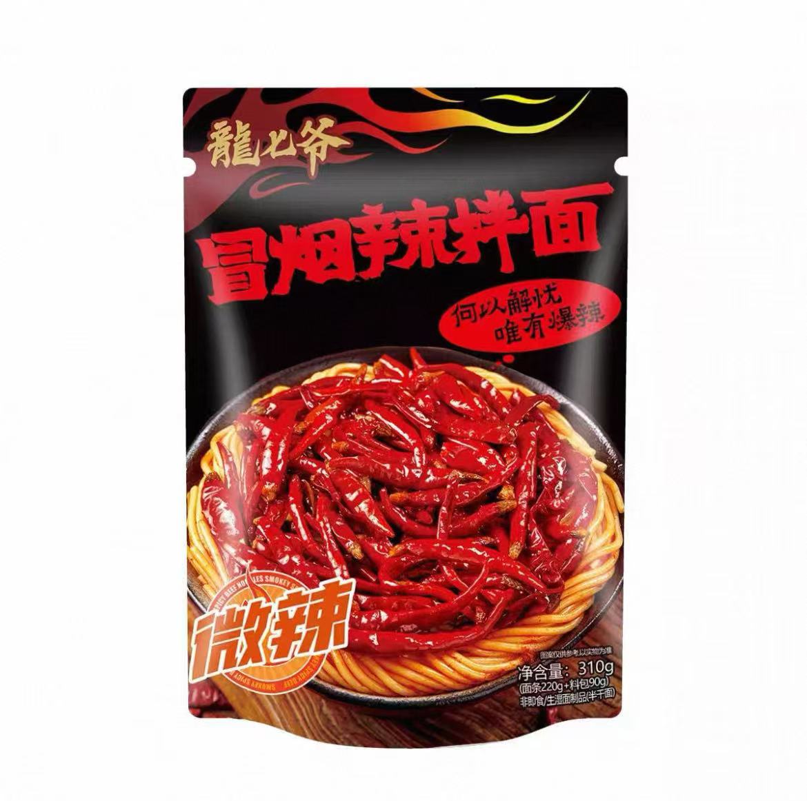 Dragen Grandpa Spicy Stirfry Noodle(Lightly Spicy)龙七爷冒烟辣拌面微辣310g