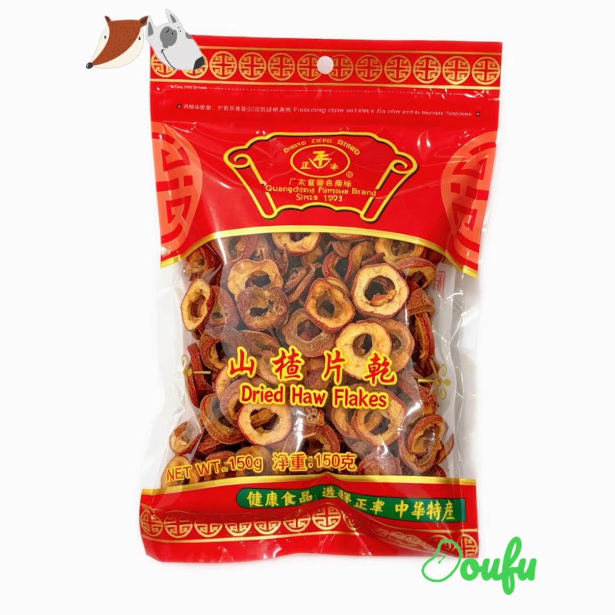ZF Dried haw flakes 正丰山楂片干150g