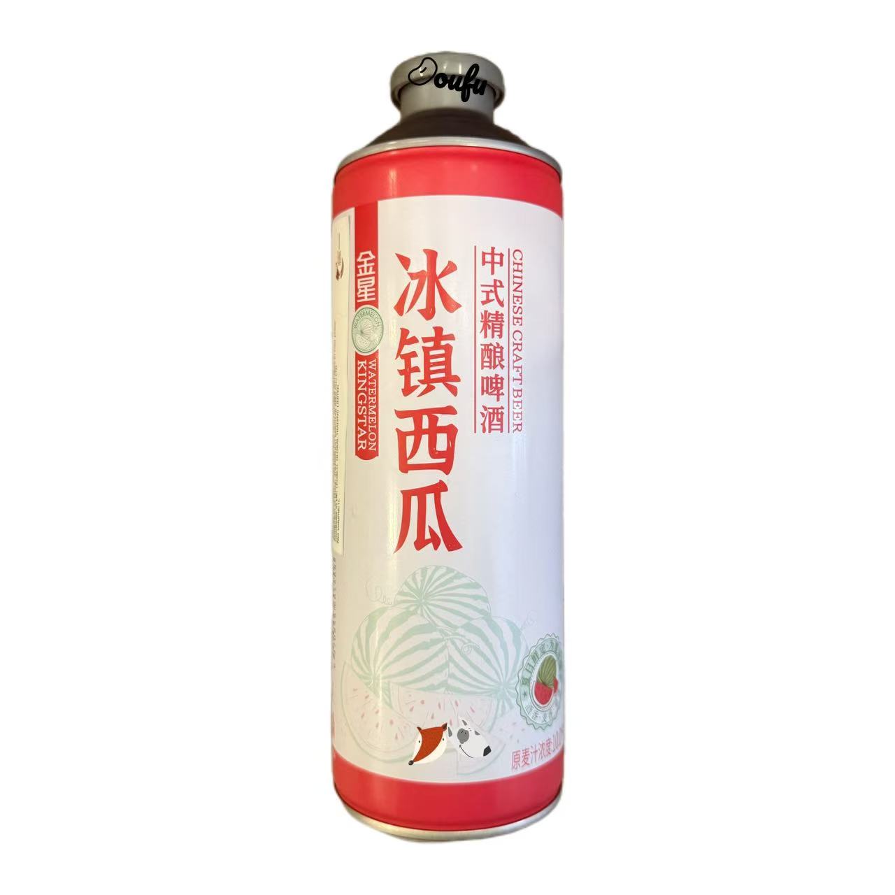 KingStar Iced Watermelon Chinese Craft Beer 金星冰镇西瓜中式精酿啤酒 1L