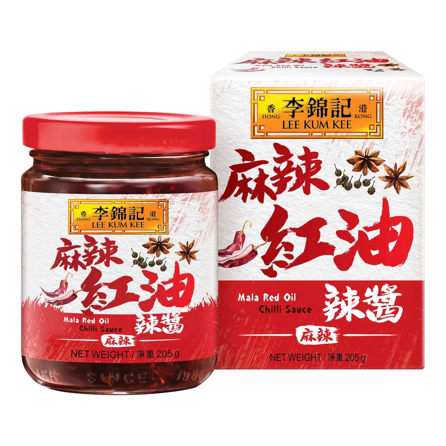 LKK Mala Red Chilli Oil李锦记麻辣红油180g
