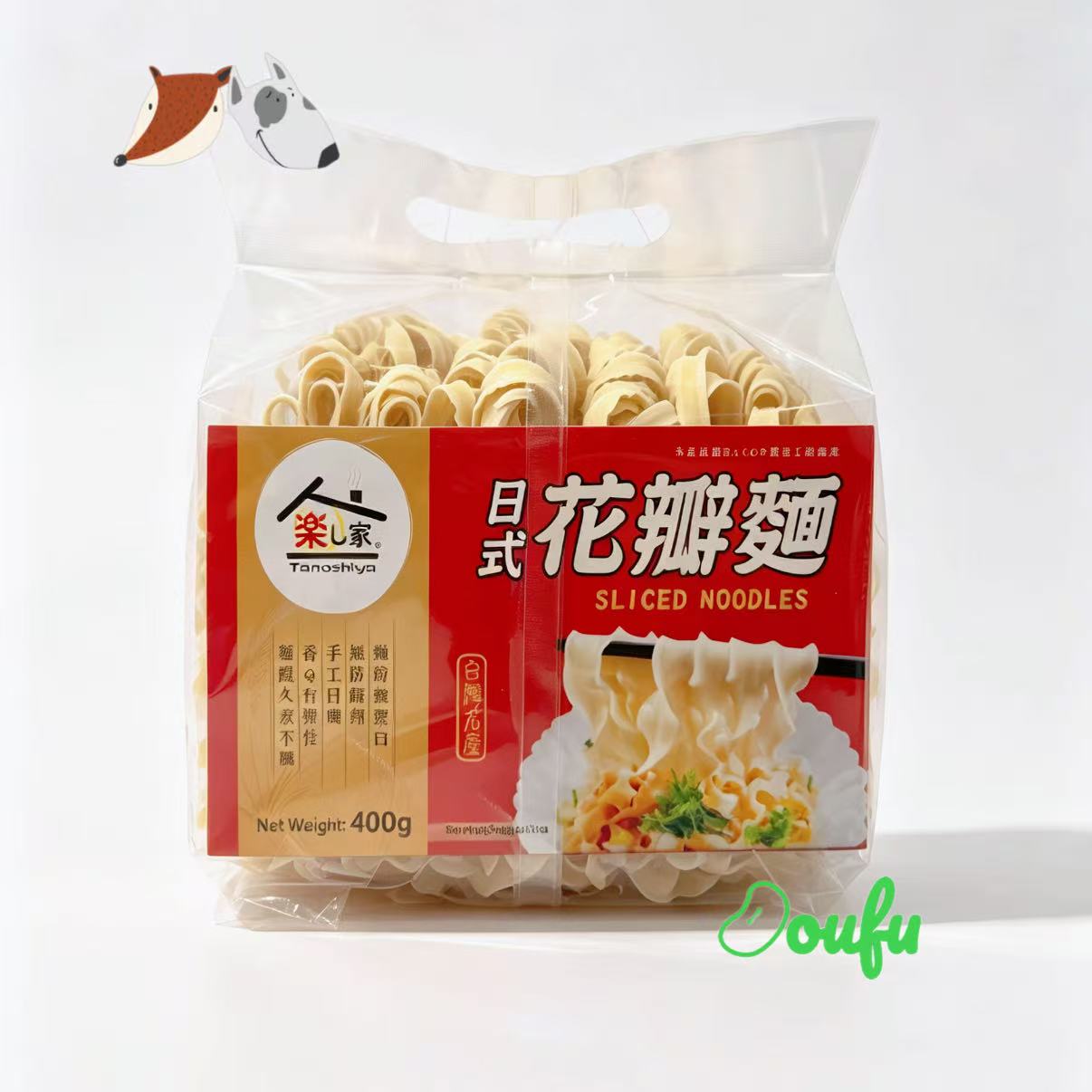 TS Fried Noodle 400g 乐の家日式花瓣面 400g