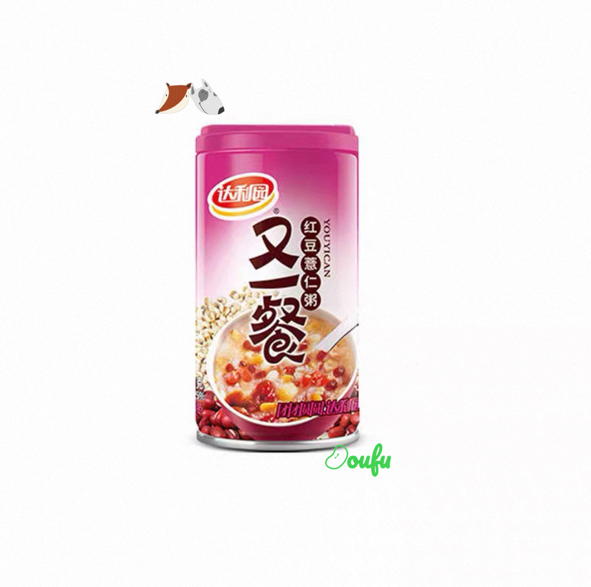 DLY Red Bean and Coix Seed Mixed Porridge 达利园红豆薏仁粥单罐 360g