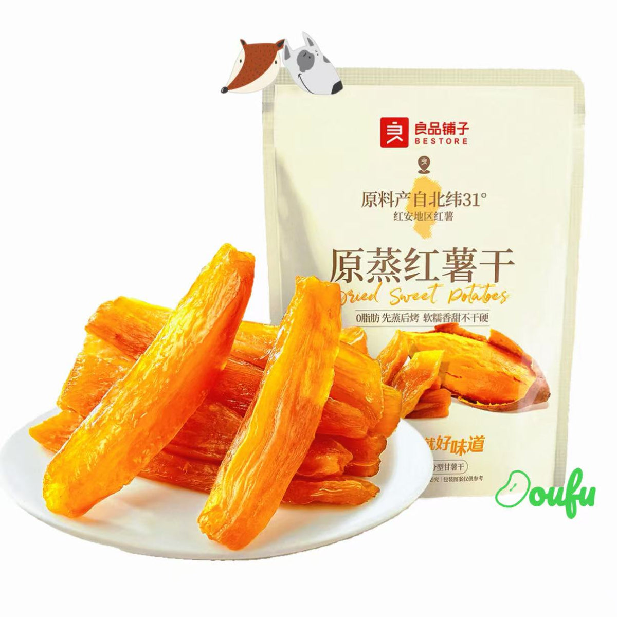 BS Dried Sweet Potato 良品铺子鲜蒸红薯干150g