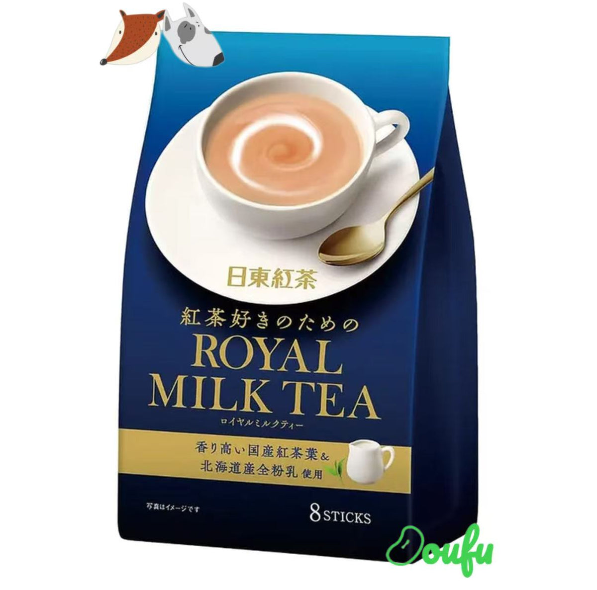 Nitto Royal Milk Tea 8 Sticks 112g 日本红茶皇家经典原味 8条装