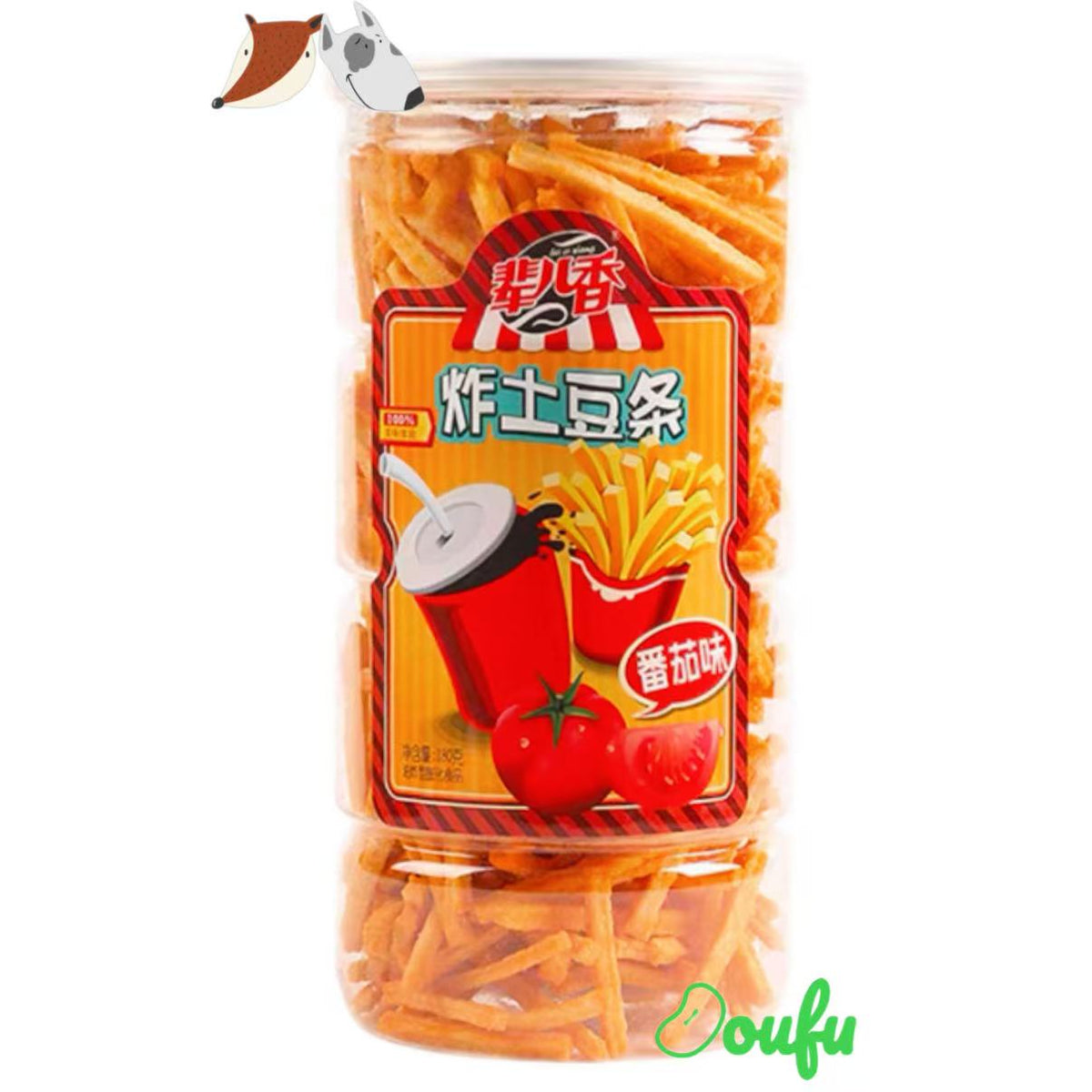 BEX Fries Tomato Flavor 辈儿香炸土豆条-番茄味180g