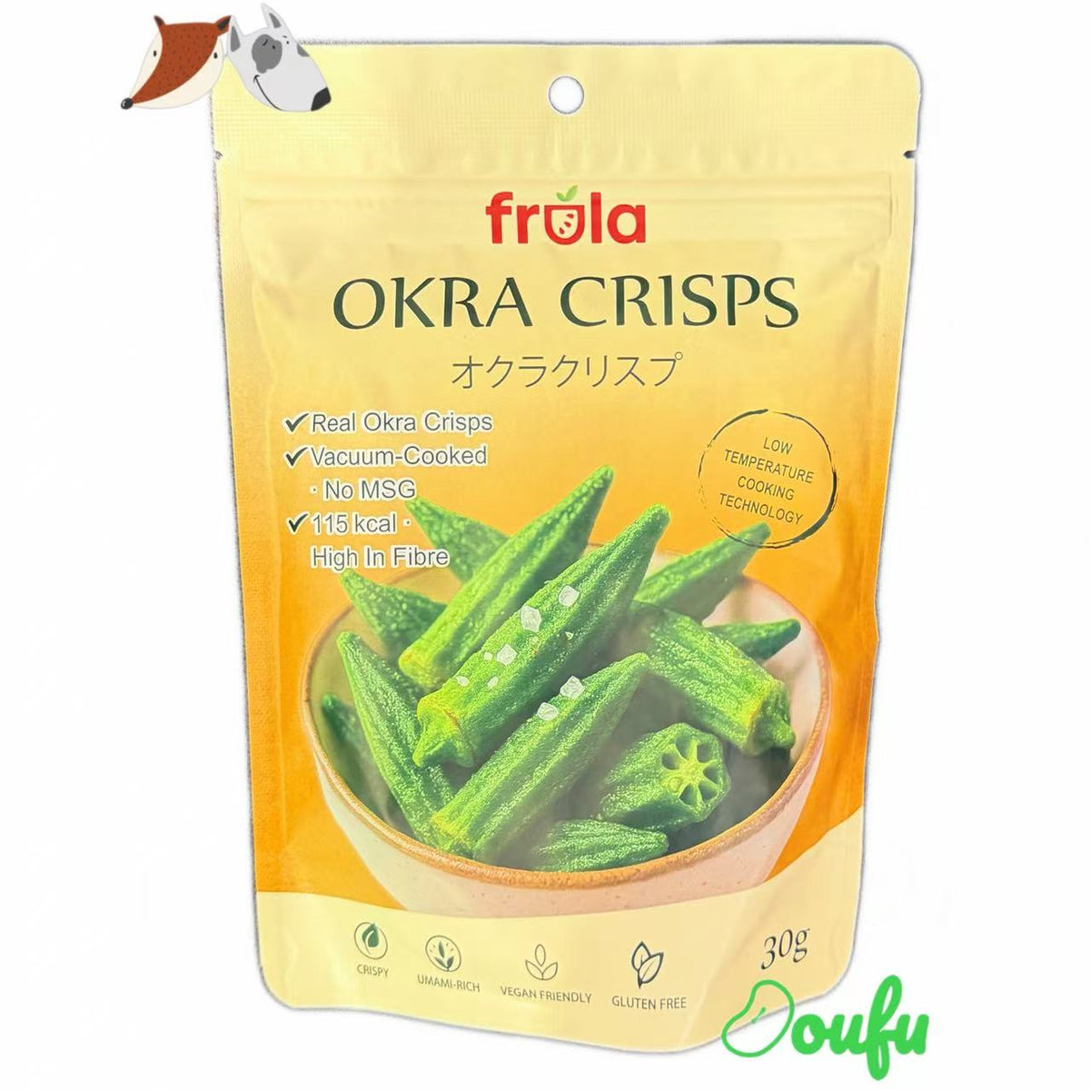 Frula Okra Crisps 30g Frula秋葵脆30g