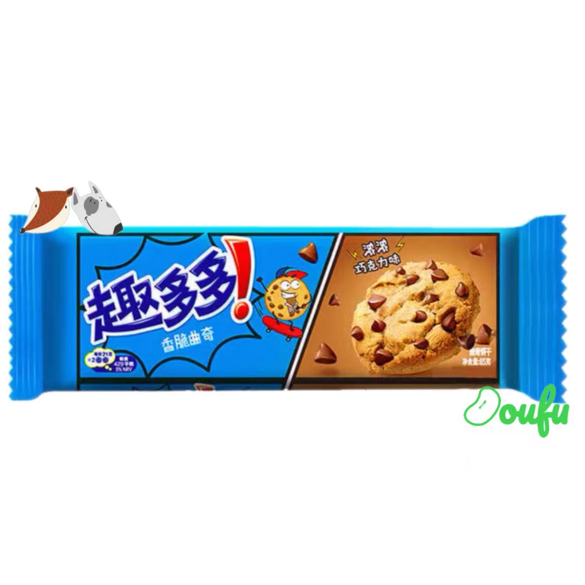 QDD Chocolate Biscuit 85g 趣多多香脆曲奇浓浓巧克力味 85g