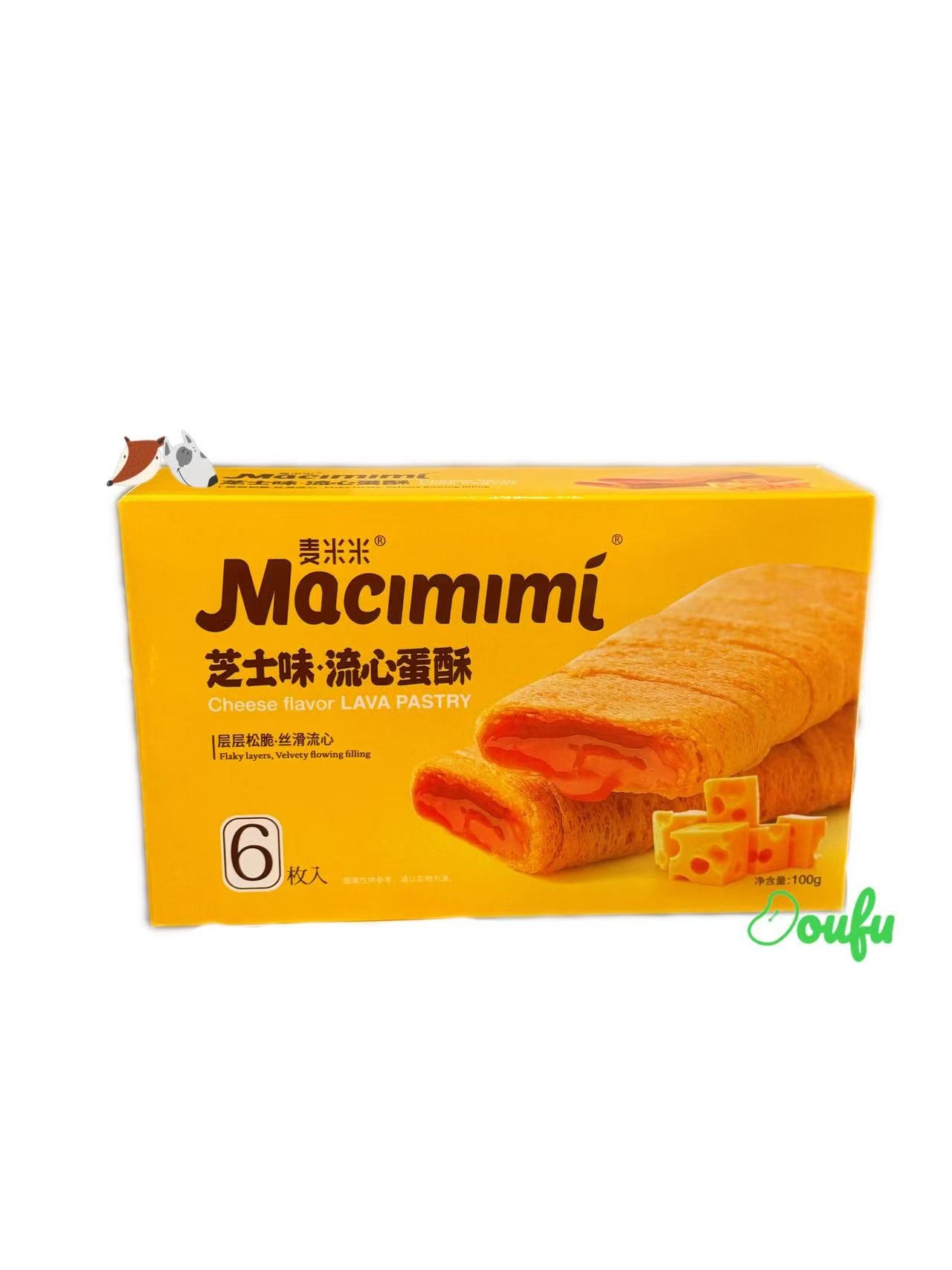 Macmimi Cracker Cheese Flv 麦米米芝士味流心蛋酥 6pcs
