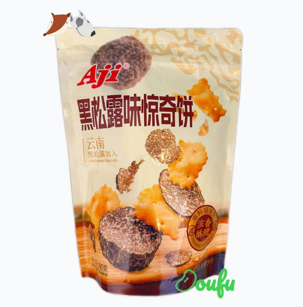 Aji Cookie Black Truffle 200g Aji惊奇脆片饼黑松露味 200g