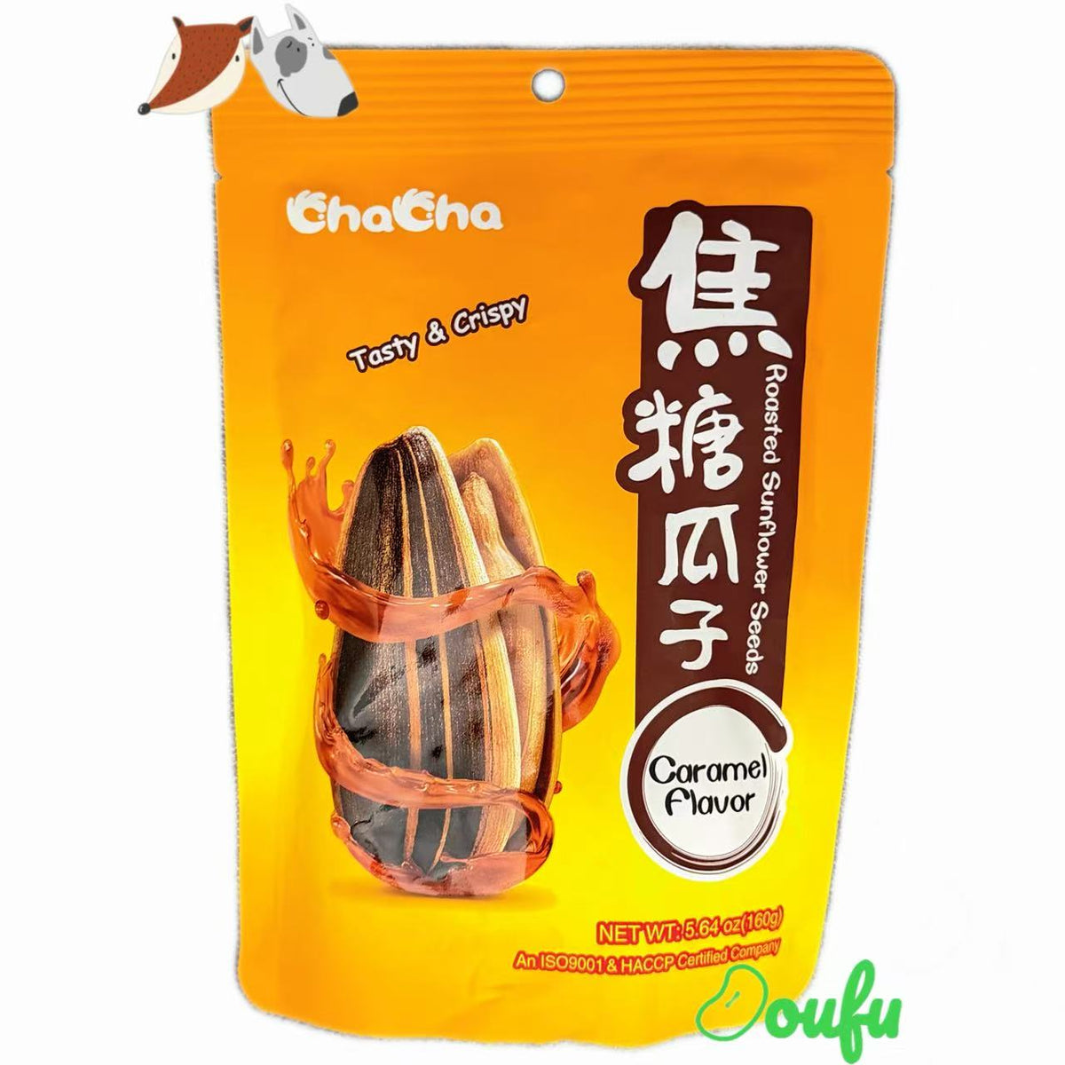 QQ Sunflower Seeds Caramel flavor 160g 洽洽焦糖瓜子160g