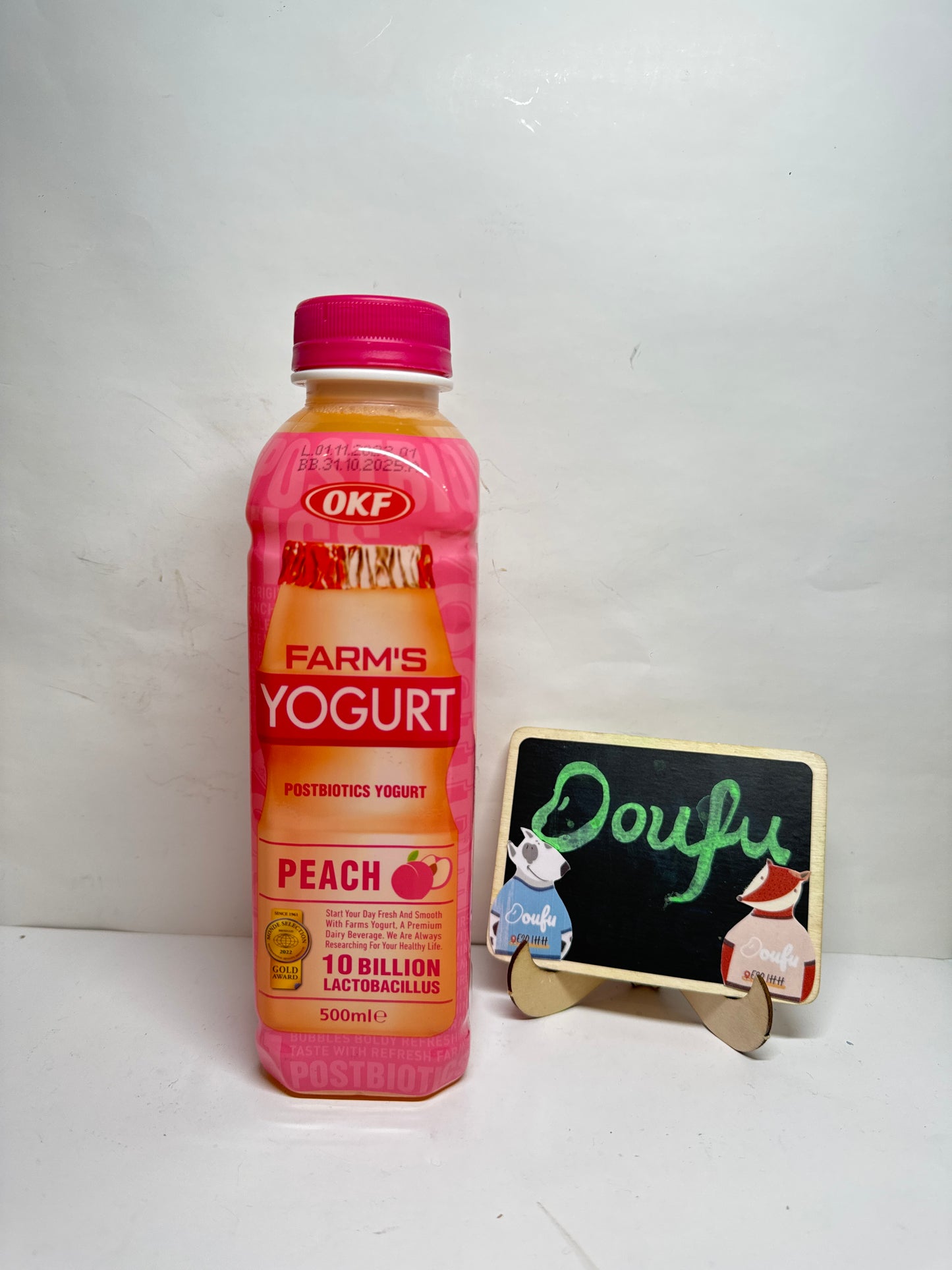 OKF Peach Yoghurt Drink 桃子酸奶饮料 500ml