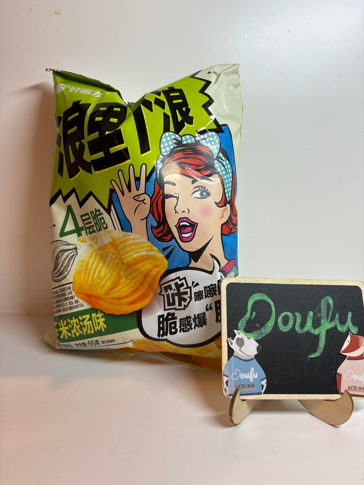 OS CORN SOUP FLAVOUR CORN CHIPS LLG 玉米浓汤味 65g