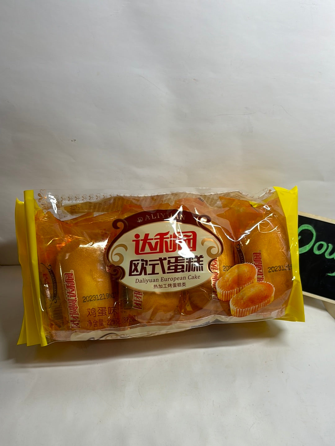 DLY European Cake Egg Flv 达利园欧式蛋鸡蛋味225g