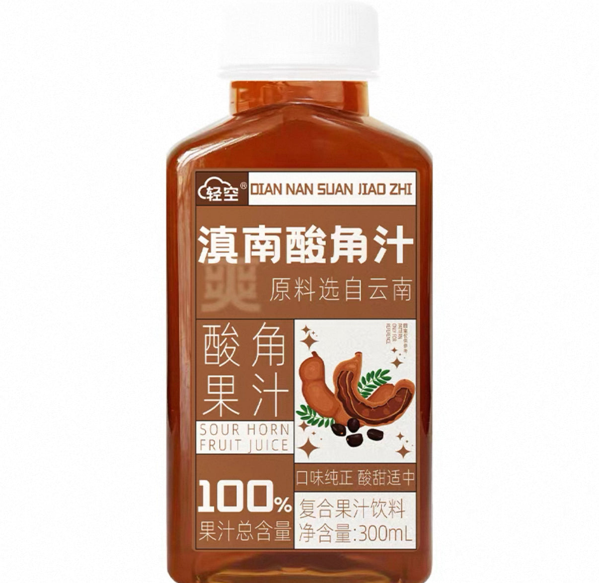 QK Southern Yunnan Tamarind Juice Tea轻空滇南酸角茶果汁茶410ml