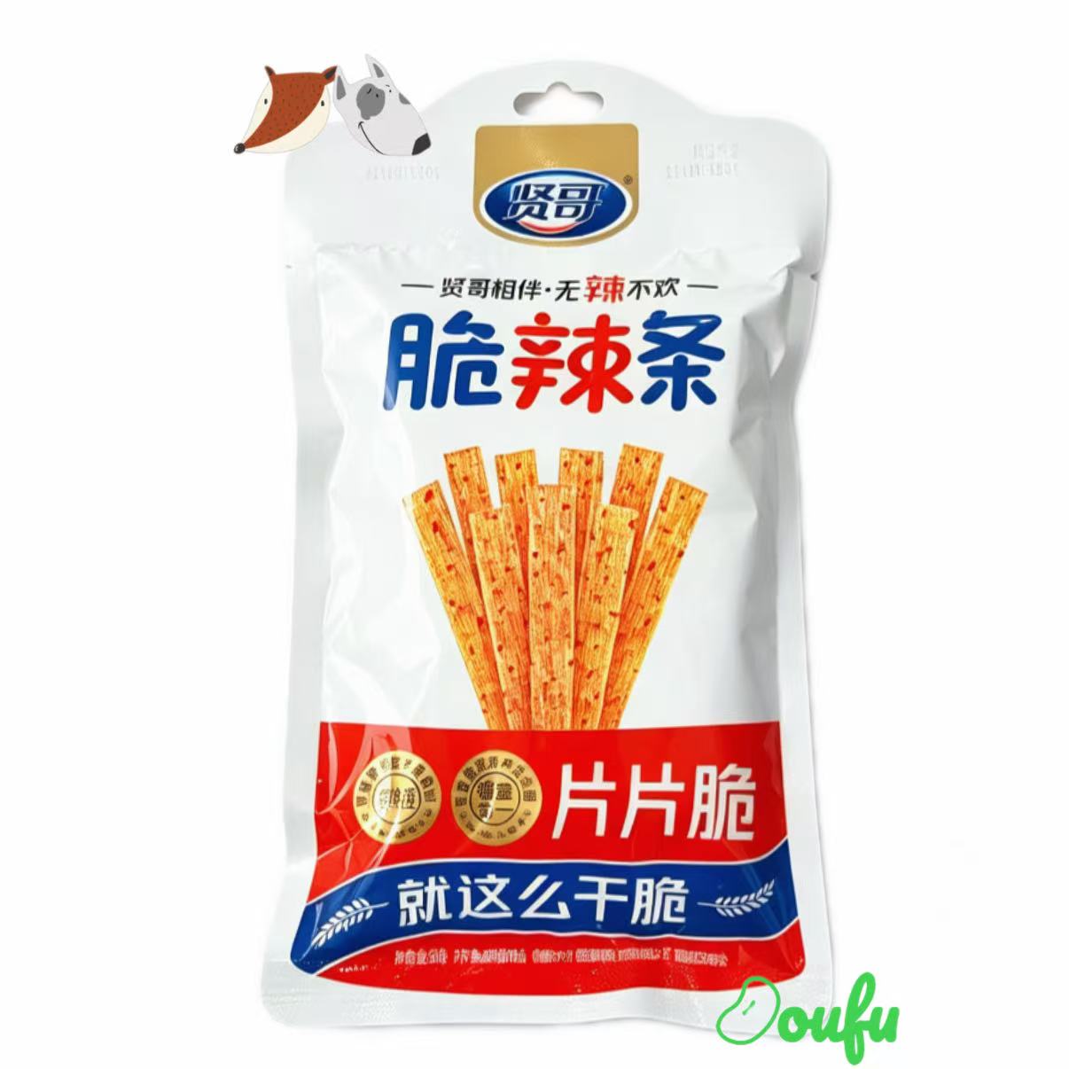 WL Instant Spicy Gluten 58g 贤哥片片脆58g