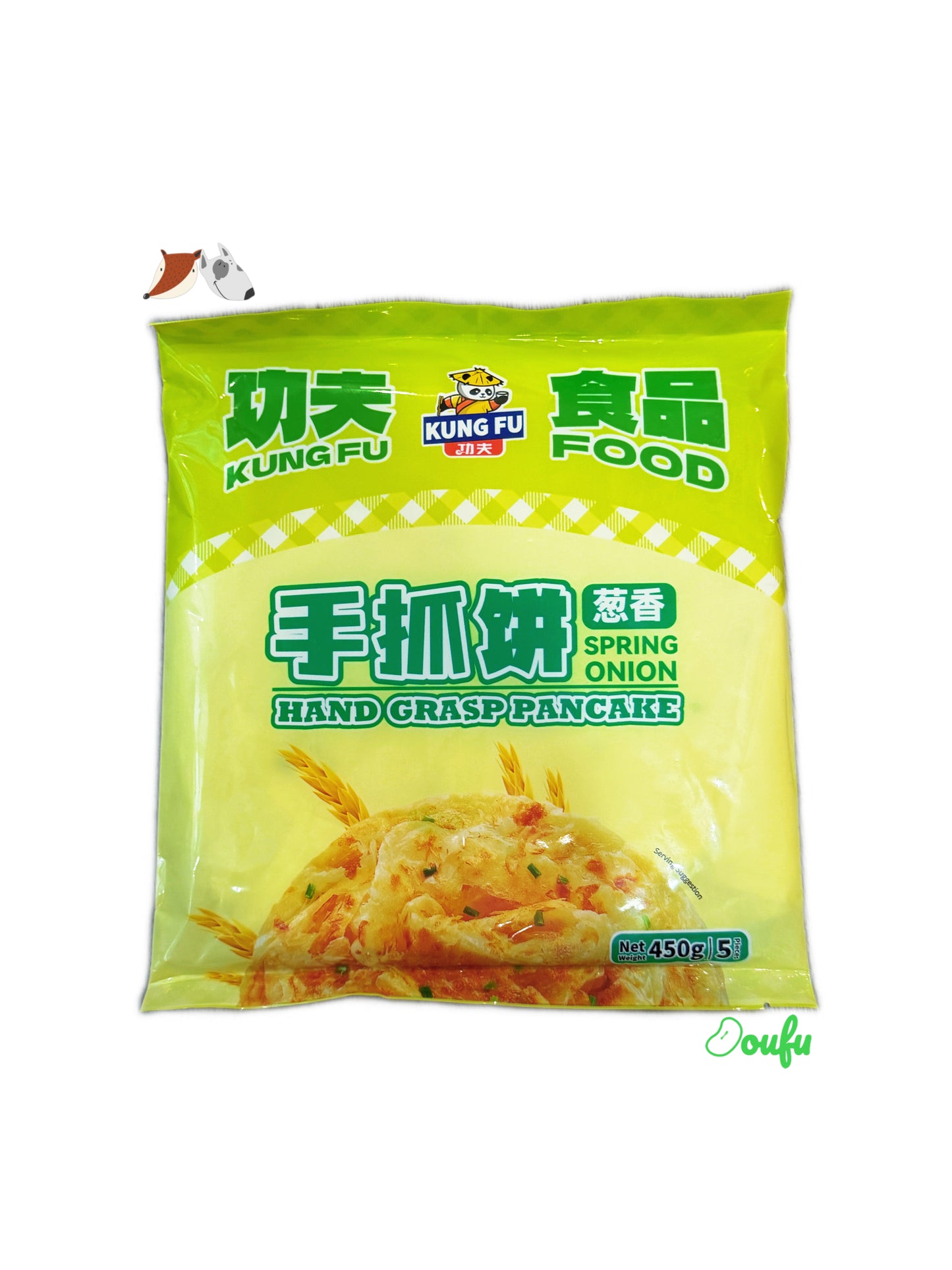 KF Hand-Grasp Pancake (Spring Onion) 功夫手抓饼葱香味450g