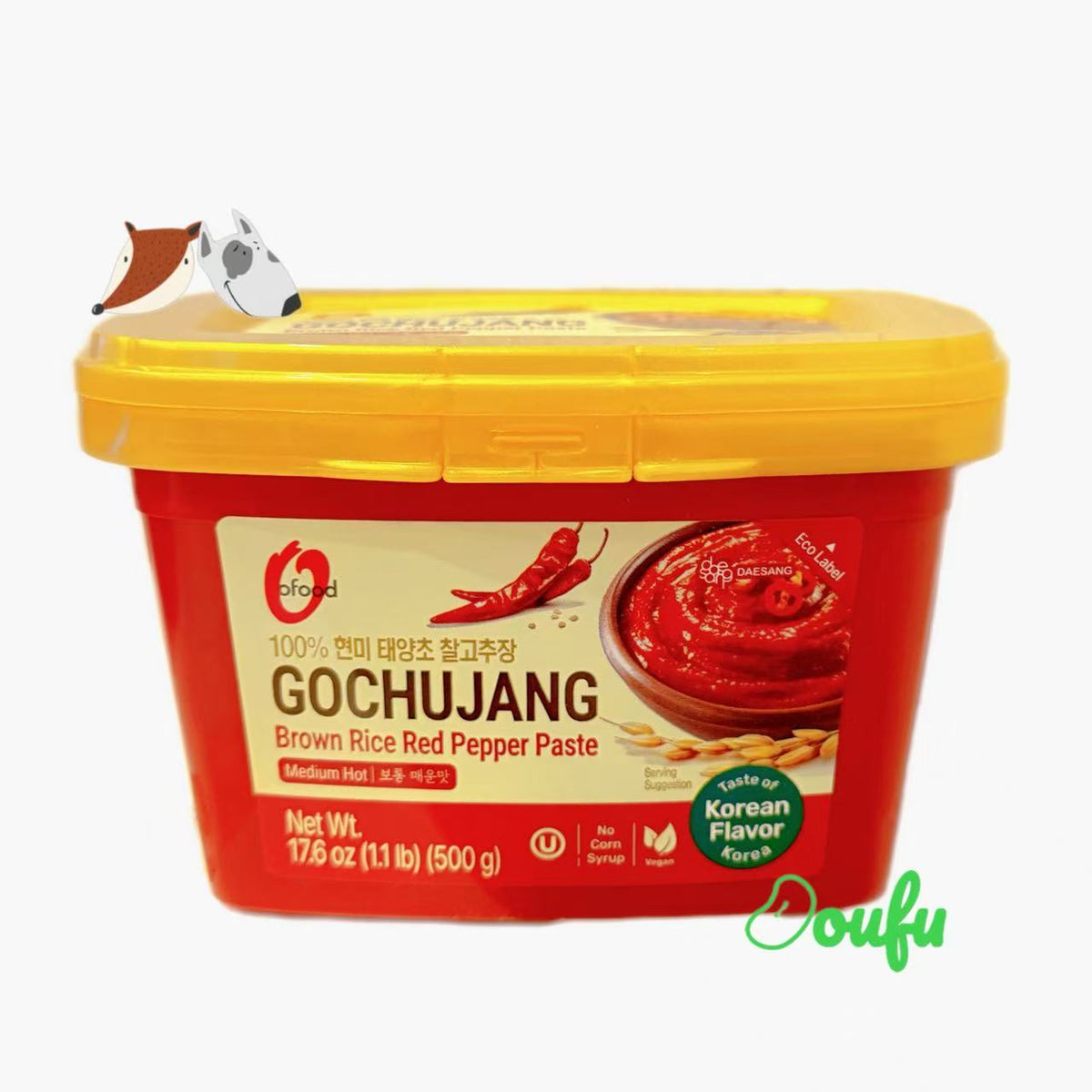 OFood Brown Rice Gochujang RP Paste 韩国糙米黏糯辣酱 500g