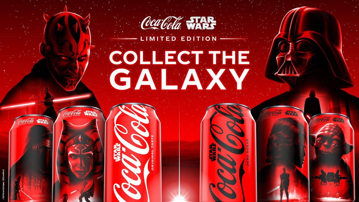 Coca-Cola Star Wars Drinks可口可乐星球大战版本350ml