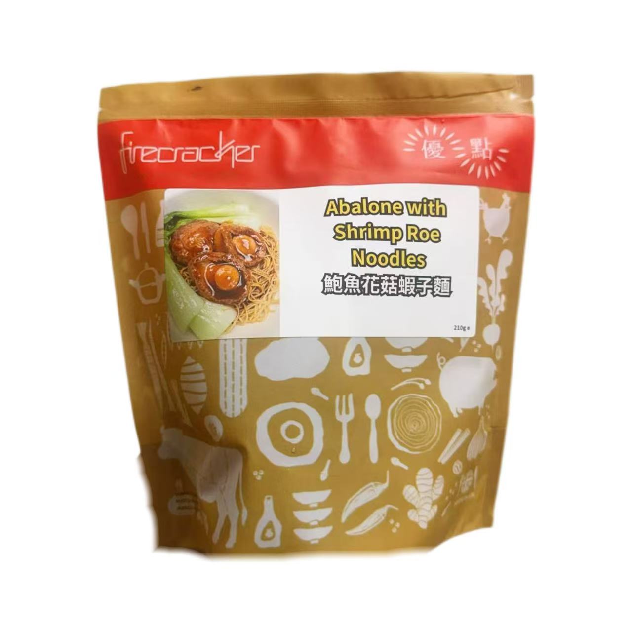 YD Abalone Shrimp Roe Noodle优点鲍鱼花菇虾子面 210g