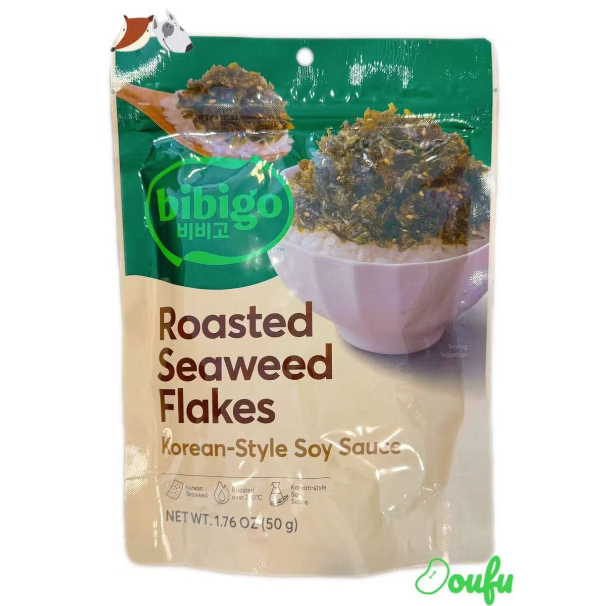 Bibigo Roasted Seaweed Flake 50g Bibigo烘烤紫菜碎50g