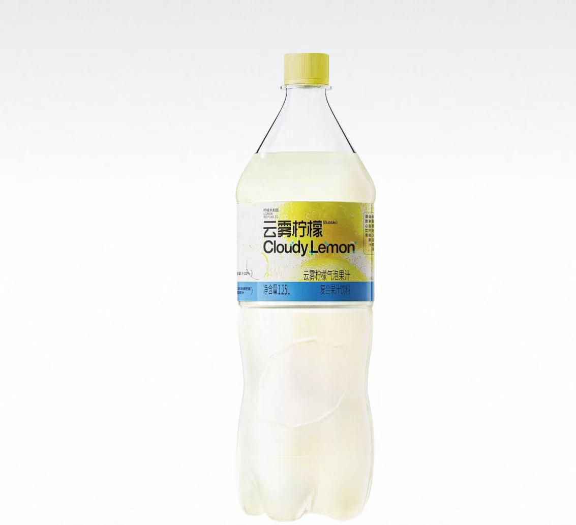Cloudy Lemon Sparkling Juice 云雾柠檬气泡果汁 479ml