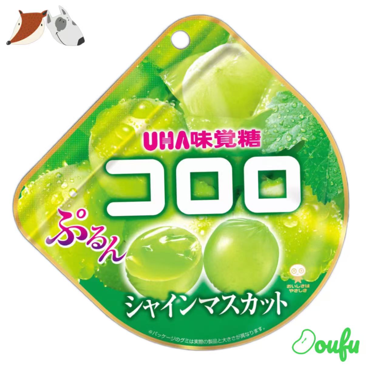 UHA Kororo Muscat gummy 悠哈白葡萄味软糖 52g