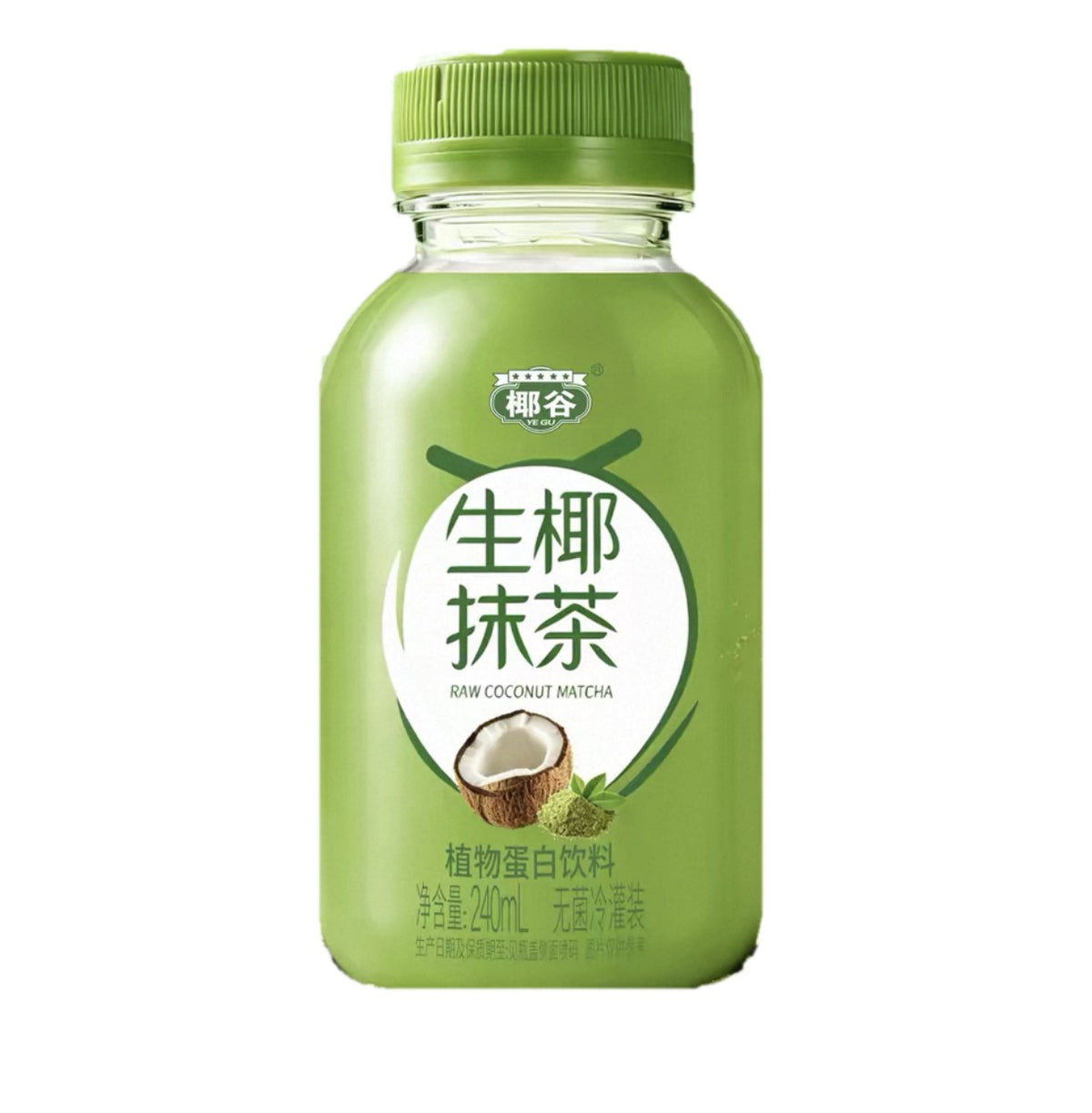 YG Matcha Coconut Drink 椰谷生椰抹茶240ml