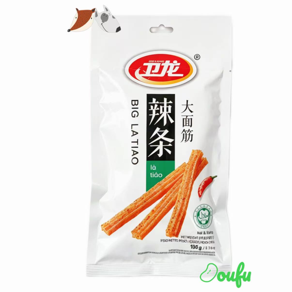 WL Big Latiao Hot & Spicy 106g 卫龙大面筋香辣味106g