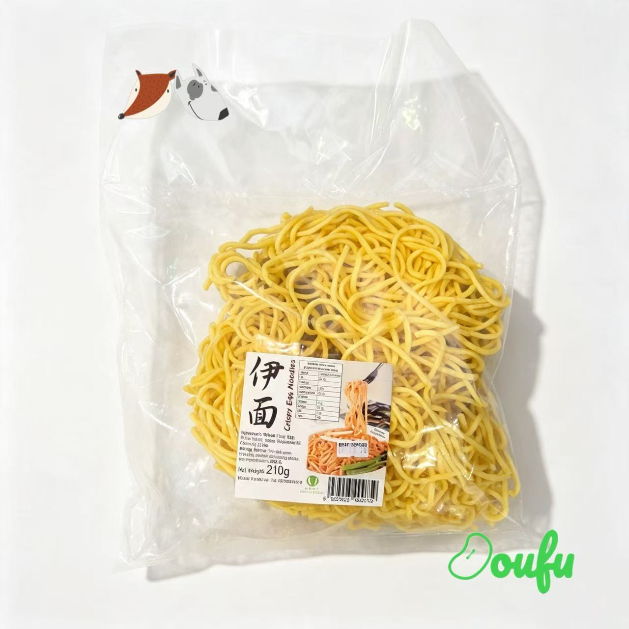 HQYM CRISPY EGG NOODLEE 210G 环球面厂伊面210g