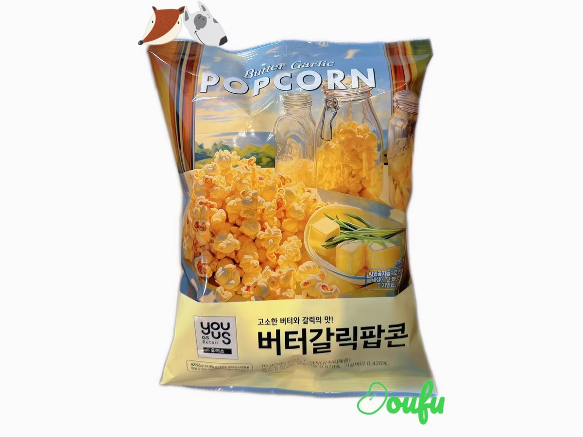 GSR Youus ButterGarlic PopCorn 韩国蒜香黄油爆米花70g