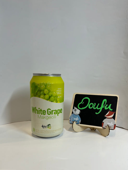 KSD Rice Makgeoli Grape 350ml Alc.4% 韩国马格利米酒葡萄味罐装