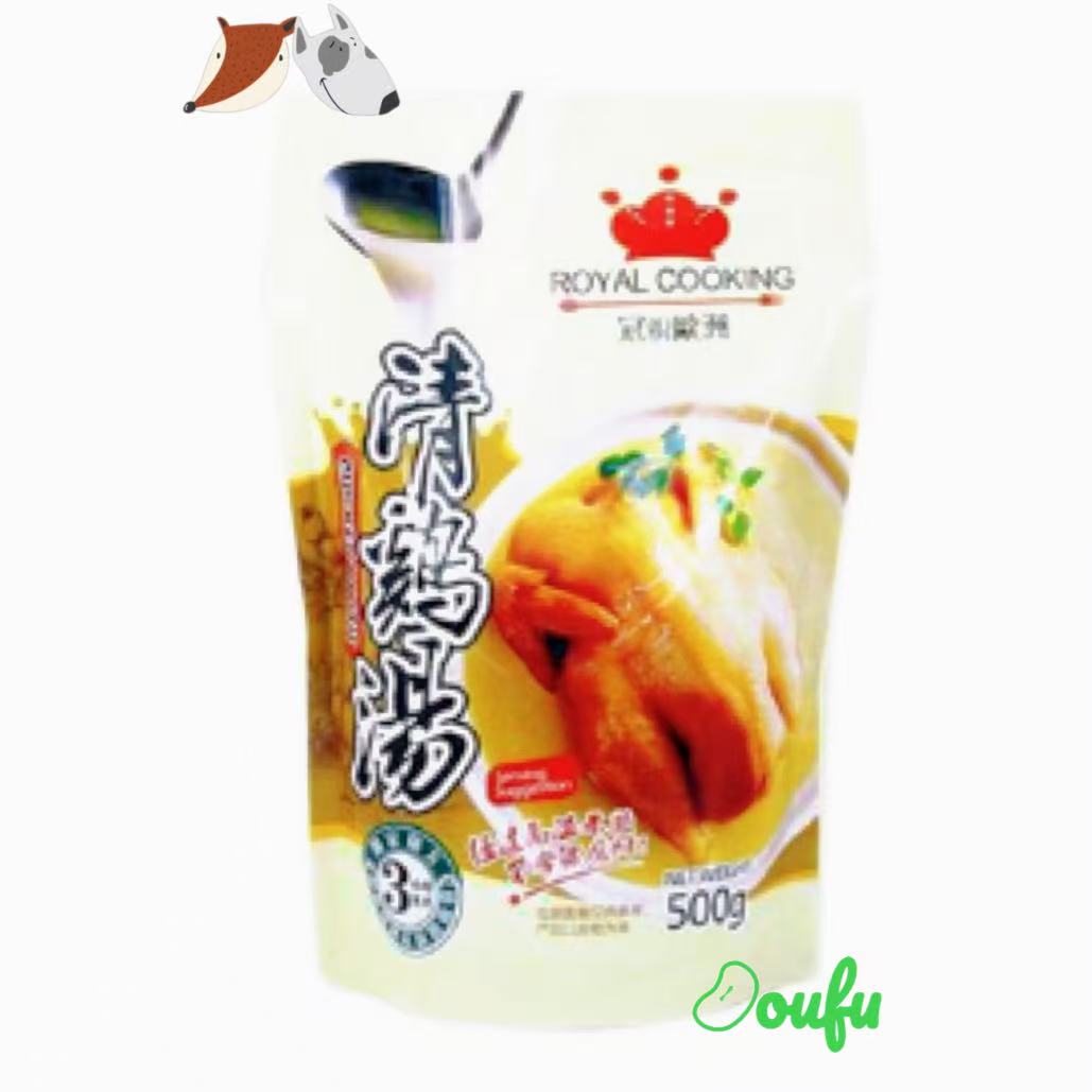 Royal Cooking Chicken Broth 500g 冠厨清鸡汤500g