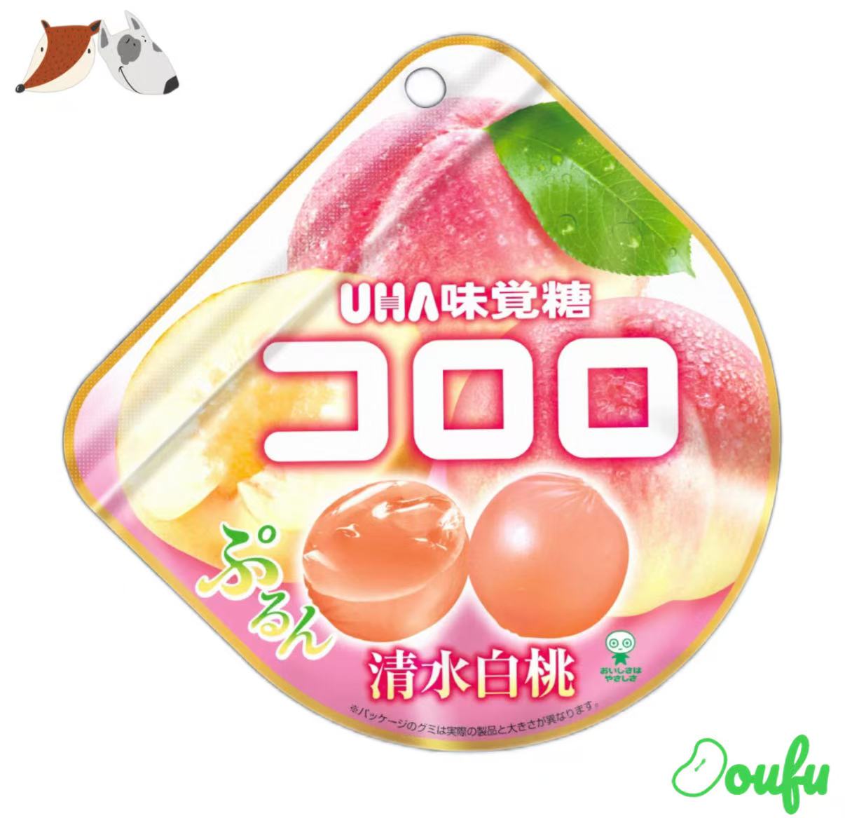 UHA Kororo Peach gummy 悠哈桃子味软糖 52g