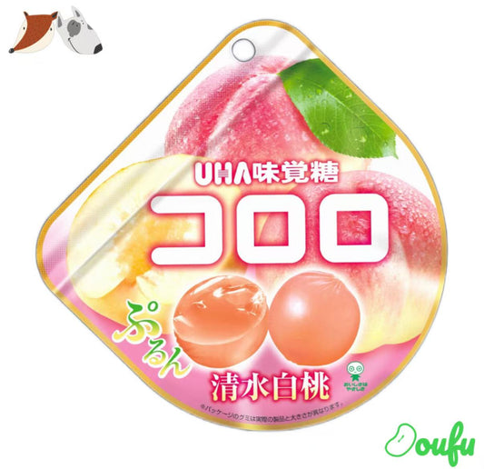 UHA Kororo Peach gummy 悠哈桃子味软糖 52g