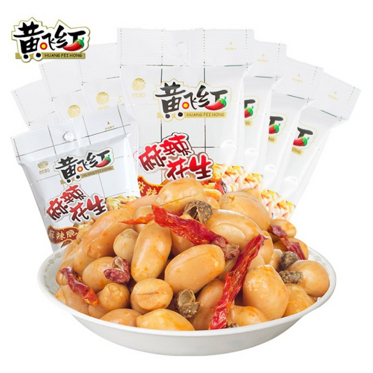 HFH Spicy Garlic Peanuts 黄飞红蒜片麻辣花生 110g