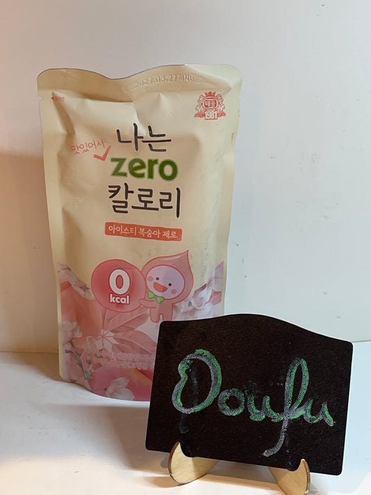 Taewoong Iam Zero Peach Ice Cup Drink韩国零糖桃子冰杯饮料230ml