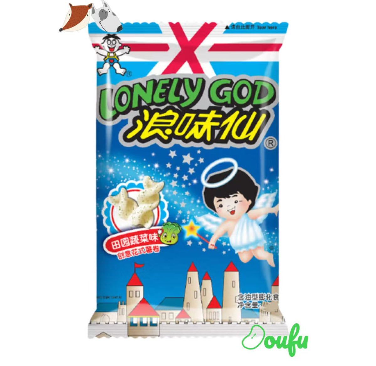 WW Potato Twist - Vegetable 旺旺浪味仙田园蔬菜口味(大包)86g