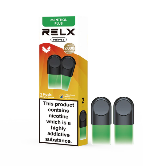 Relx Pod Pro Menthol Plus 2pcs 悦刻烟弹两颗装 劲爽薄荷味