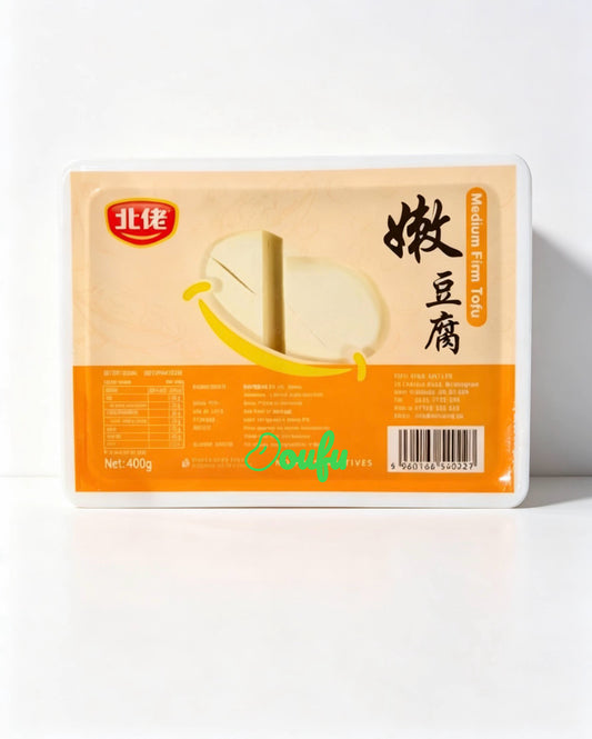 Tofu King Medium Firm Tofu 北佬嫩豆腐 400g
