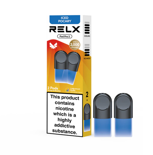 RELX Pod Pro Iced Pocary 2pcs 悦刻烟弹两颗装 宝矿力味