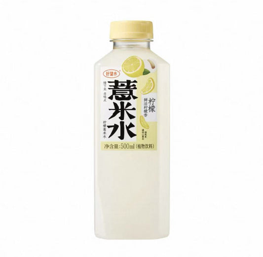 HWS Lemon jobs tears Drink 500ml 好望水柠檬薏米水