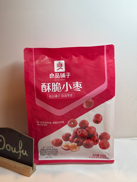 BS Crispy Jujube 良品铺子酥脆小枣 100g