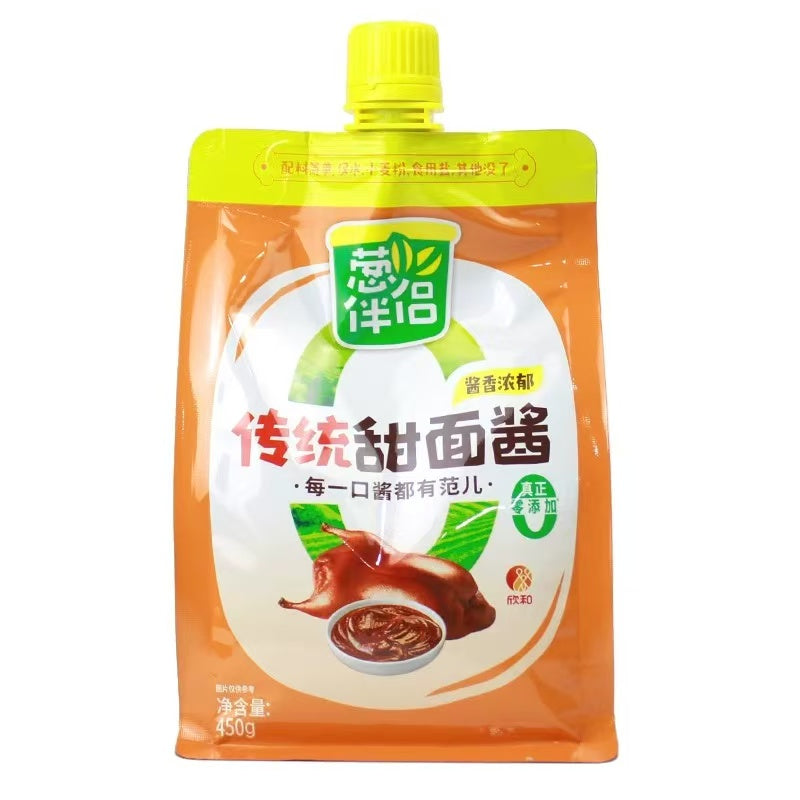 CBL Sweet Bean Sauce 葱伴侣传统甜面酱吸嘴装 450g