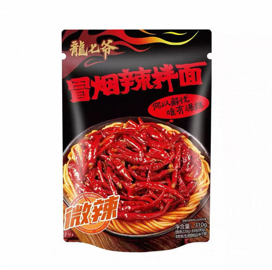 Dragen Grandpa Spicy Stirfry Noodle（Lightly Spicy)龙七爷冒烟辣拌面微辣310g