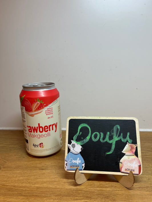 KSD Rice Wine Makgeolli Strawberry 3% 马格利酒草莓味米酒 350ml