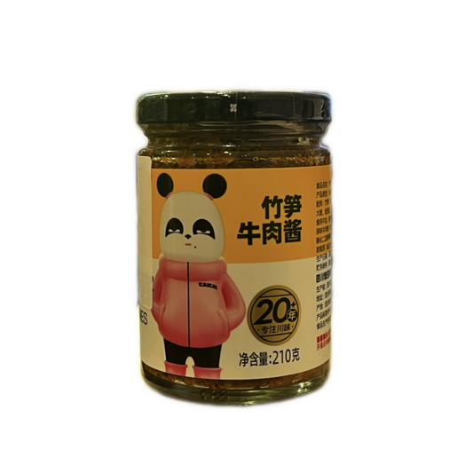 Rice Sweep bamboo shoots beef sause 饭扫光竹笋牛肉酱 210g