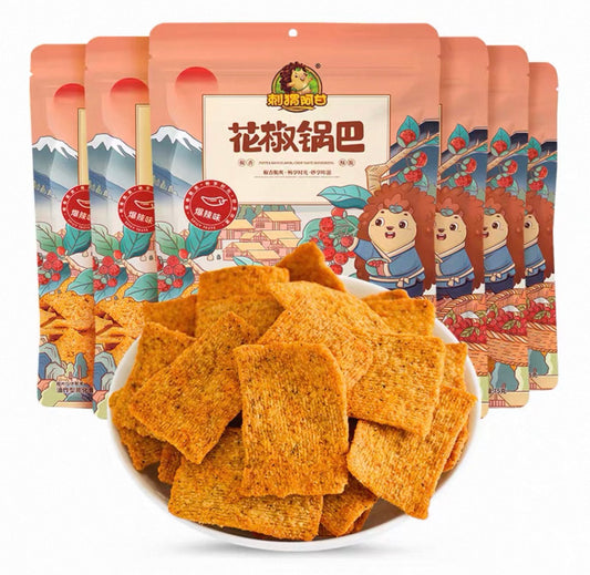 AG Hedgehog Crispy-Extra Spicy Flavour 阿甘刺猬花椒锅巴爆辣味75g