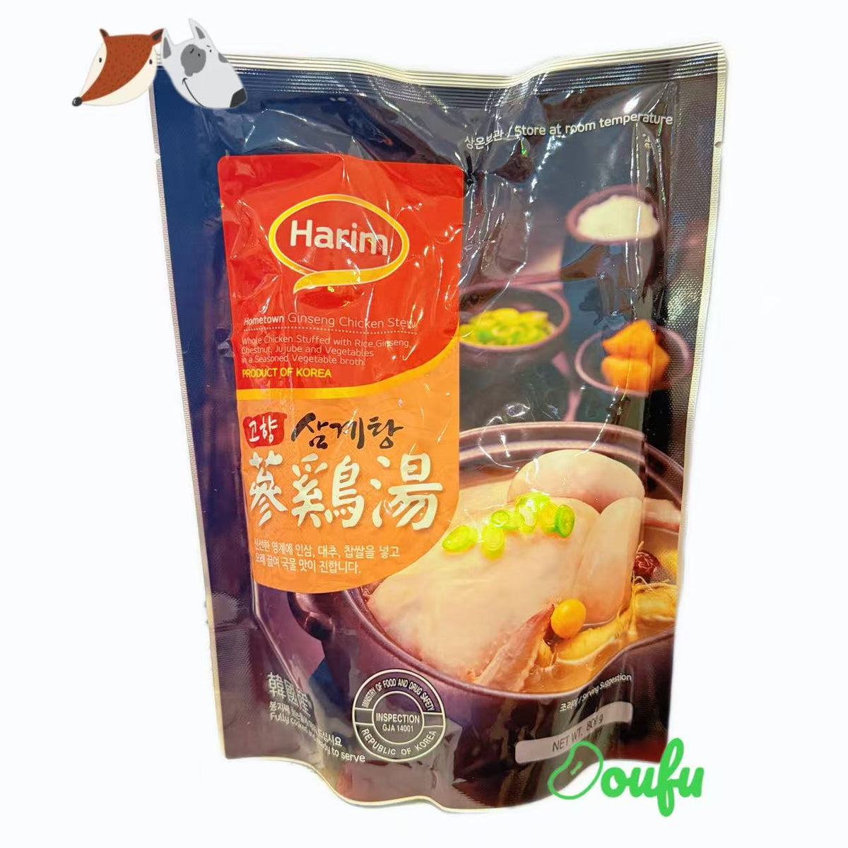 Hansang Ginseng Chicken Stew 韩国参鸡汤包800g