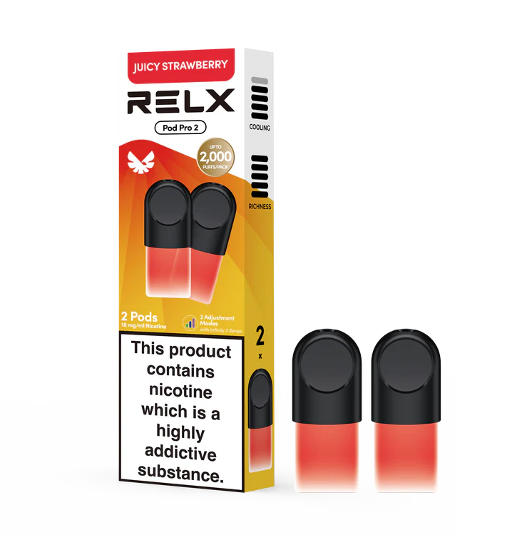 RELX Infinity Pod Juicy Strawberry 悦刻烟弹两颗装 汁汁草莓味